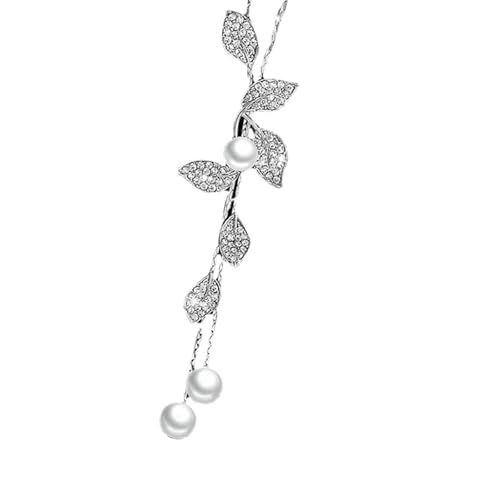 Yzdysg Modeblatt Anhänger Halskette Verstellbare Ketten Halskette Stylischer Nackenschmuck Für Frauen Die Einzigartige Stile Accessoire Perlen Blatt Quasten Suchen von Yzdysg