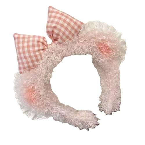 Yzdysg Plüsch Bärenohr Bowknot Haarband Für Erwachsene Kinder Urlaubsfeierlichkeiten Und Musikfestival Kopfbedeckung Party Geting Hairhoop von Yzdysg