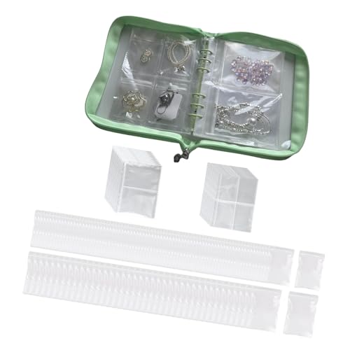 Yzdysg Reiseschmuck Organizer Mit PVC Taschen Transparente Aufbewahrungsbuchtaschen Für Halsketten Ohrringe Und Armbänder Staubdes Schmucktasche Yzdysg Reiseschmuck Organizer Mit PVC Taschen Transparente Aufbewahrungsbuchtaschen Für Halsketten Ohrringe Und Armbänder Staubdes Schmucktasche von Yzdysg