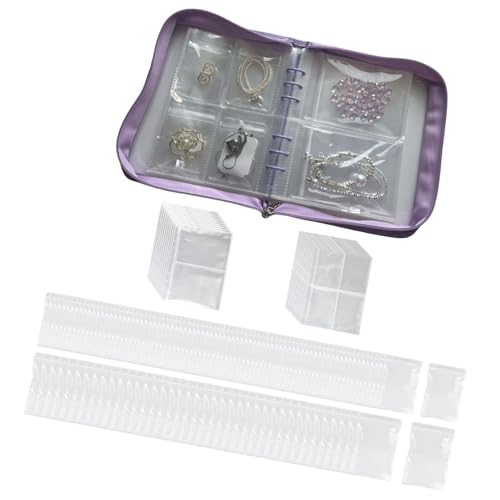 Yzdysg Reiseschmuck Organizer Mit PVC Taschen Transparente Aufbewahrungsbuchtaschen Für Halsketten Ohrringe Und Armbänder Staubdes Schmucktasche Yzdysg Reiseschmuck Organizer Mit PVC Taschen Transparente Aufbewahrungsbuchtaschen Für Halsketten Ohrringe Und Armbänder Staubdes Schmucktasche von Yzdysg