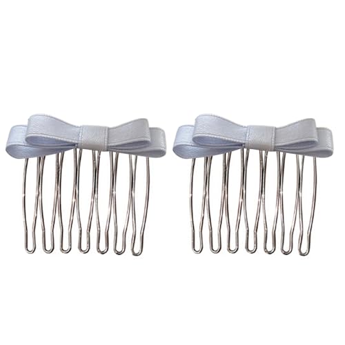 Yzdysg Ribbon Bowknot Hair Kamm Für Mädchen Haarnadelkamm Haarschleims Barrettes Für Frauen Side Süßes Haarstyling Werkzeug von Yzdysg
