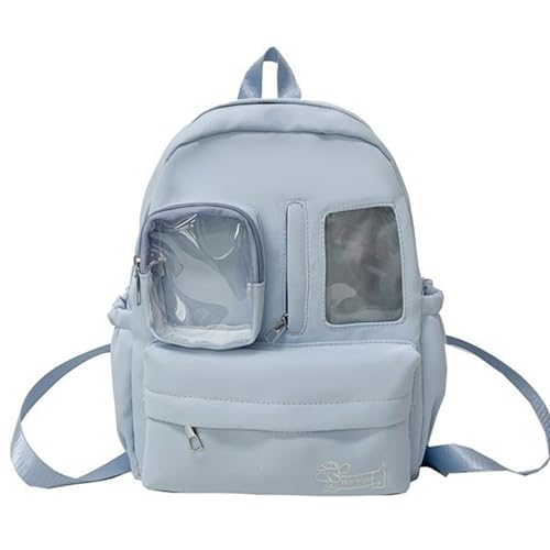 Yzdysg Schöner Rucksack Für Schulanime Cosplay Clear Pin Display Daypack Für Mädchen Ästhetische Itabag Mit Itabag Rucksäcken von Yzdysg
