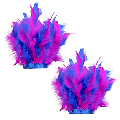 Yzdysg Set Von 2 Slap Gothic Handschuhen Feder Handgelenk Manschette Stufe Showgirl Natural Gefärbter Rooster Federarm Wärmer Party Cosplay Yzdysg Set Von 2 Slap Gothic Handschuhen Feder Handgelenk Manschette Stufe Showgirl Natural Gefärbter Rooster Federarm Wärmer Party Cosplay von Yzdysg