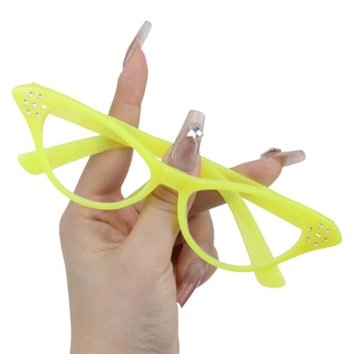 Yzdysg Sonnenbrillen, einfache Rahmenbrille mit klaren Gläsern für Erwachsene und Kinder, bunte Rahmenbrillen für Themenveranstaltungen und den Alltag Yzdysg Sonnenbrillen, einfache Rahmenbrille mit klaren Gläsern für Erwachsene und Kinder, bunte Rahmenbrillen für Themenveranstaltungen und den Alltag von Yzdysg