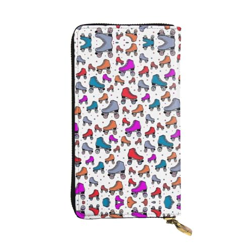YzgWjBhd Bedruckte Geldbörse für Damen, Retro-Rollschuhe, bunt, groß, Kreditkartenhalter, niedlich, mehrere Taschen, lang, Schwarz, Einheitsgröße YzgWjBhd Bedruckte Geldbörse für Damen, Retro-Rollschuhe, bunt, groß, Kreditkartenhalter, niedlich, mehrere Taschen, lang, Schwarz, Einheitsgröße von YzgWjBhd