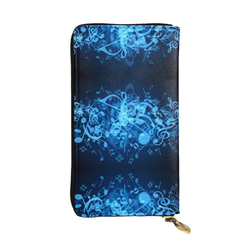 YzgWjBhd Bedruckte Geldbörse für Damen, blaue Musiknoten, große Kreditkartenfächer, niedlich, mehrere Taschen, lange Geldbörse YzgWjBhd Bedruckte Geldbörse für Damen, blaue Musiknoten, große Kreditkartenfächer, niedlich, mehrere Taschen, lange Geldbörse von YzgWjBhd