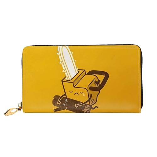 YzgWjBhd Niedliche Geldbörse aus Leder mit weinendem Kettensägen-Druck, stilvolle Damengeldbörse mit Kreditkartenfächern, Geldorganizer YzgWjBhd Niedliche Geldbörse aus Leder mit weinendem Kettensägen-Druck, stilvolle Damengeldbörse mit Kreditkartenfächern, Geldorganizer von YzgWjBhd