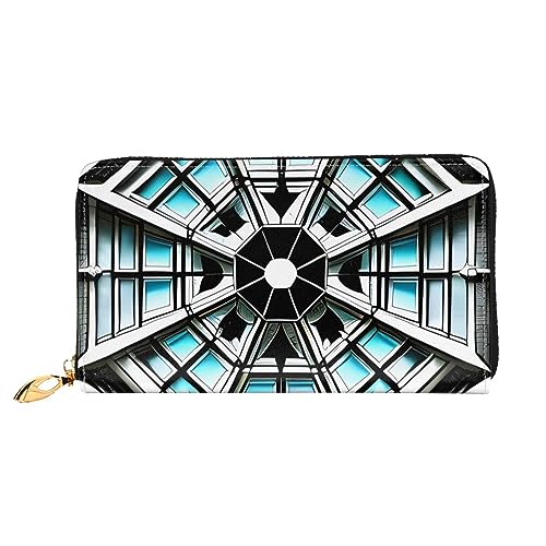 YzgWjBhd Octagon Building Print Leder Geldbörse Stilvolle Damen Geldbörse mit Kreditkartenhaltern Geld Organizer, Schwarz, One Size YzgWjBhd Octagon Building Print Leder Geldbörse Stilvolle Damen Geldbörse mit Kreditkartenhaltern Geld Organizer, Schwarz, One Size von YzgWjBhd