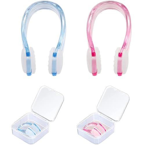 2 Stücke Nasenklammer Kinder, Nasenklemme Schwimmen, Nose Clip Swimming, Nasenklammern Für Schwimmer, Für Schwimmen Anfänger Profischwimme von Yzmmxz