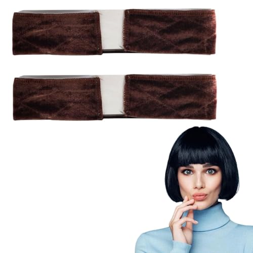 Elastische Perückengriff-Stirnbänder, Perückengriffband für Damen und Herren, rutschfestes Perückenband, verstellbare Perückengriffbänder, dünner Samt-Perückengriff, Perückengriffband zum Halten von von YzmrBdqc