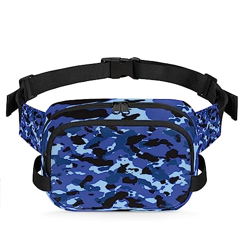 Digital Camo Fanny Packs Gürteltasche für Damen Mann Camouflage Hüfttasche Mode Crossbody Tasche Hüfte Bauchtasche mit verstellbarem Gurt für Outdoor Workout Casual Reisen Laufen Wandern Radfahren, von Yzrwebo