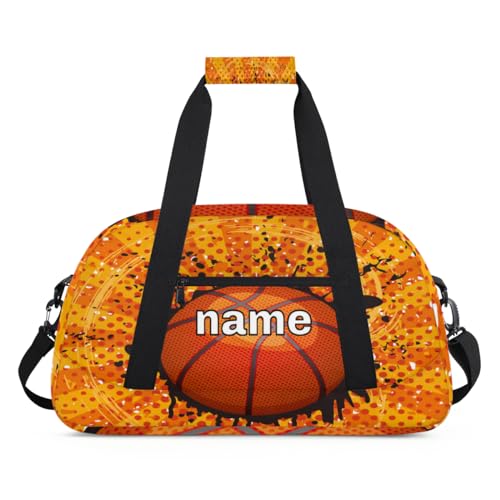 Galaxy Stars Nebula Benutzerdefinierte Name Kinder Gym Duffel Bag für kleine Jungen, personalisierte kleine Sport Duffle Praxis Tasche Teen Reise Weekender Übernachtung Carry On Tasche, von Yzrwebo