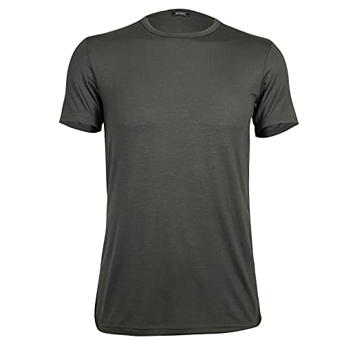 Z ZENZERO' 1959-1 Pack Herren T-Shirt - Einfarbig - Aus Modaler Baumwolle - Stretchgewebe (Army, XXXL) von Z ZENZERO' 1959