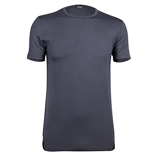 Z ZENZERO' 1959-1 Pack Herren T-Shirt - Einfarbig - Aus Modaler Baumwolle - Stretchgewebe (Piombo, XL) von Z ZENZERO' 1959