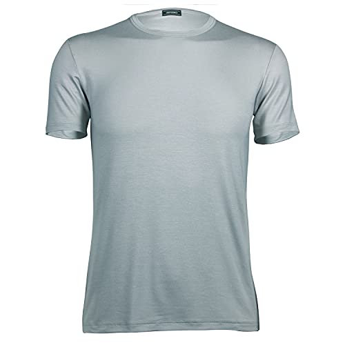 Z ZENZERO' 1959-1 Pack Herren T-Shirt - Einfarbig - Stretch Baumwolle (Grau, M) von Z ZENZERO' 1959