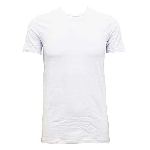 Z ZENZERO' 1959-1 Pack Herren T-Shirt - Einfarbig - Stretch Baumwolle (Weiß, XL) von Z ZENZERO' 1959