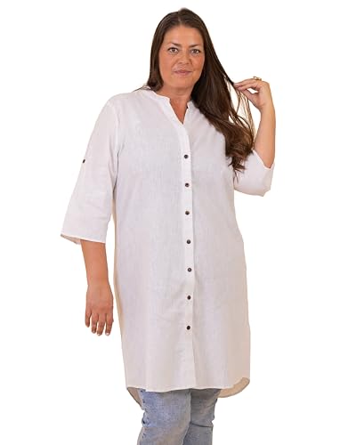 Z by Z Leinen Tunika Damen Große Größen - Leichtes, Luftiges Damen Oberteil - Komfortable Kaschierende Tunika – Perfekt für Sommer und Freizeit – Finden Sie Ihr neues Lieblingsstück! von Z by Z