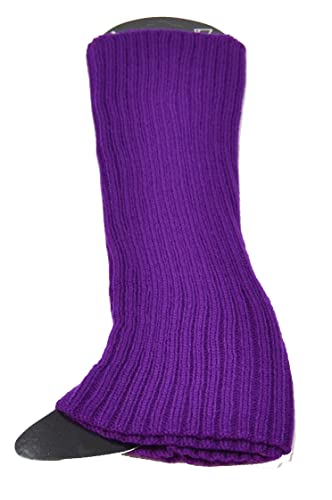 Z&H (Violett) Helllila Beinstulpen Retro-Accessoires 80/90er Jahre Traditioneller Stil Kleidung Accessoires, dunkelviolett, 36 von Z&H