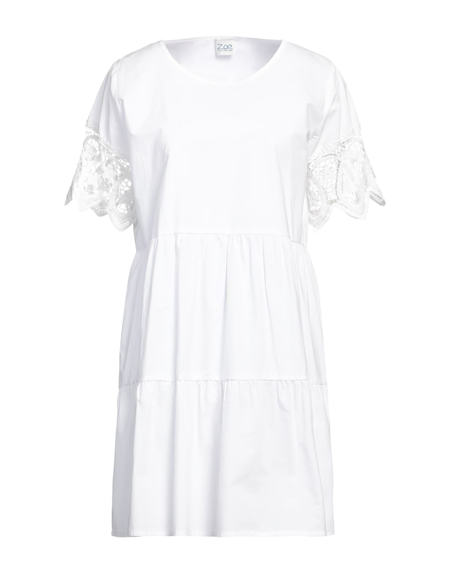 Z.O.E. ZONE OF EMBROIDERED Mini-kleid Damen Weiß Z.O.E. ZONE OF EMBROIDERED Mini-kleid Damen Weiß von Z.O.E. ZONE OF EMBROIDERED