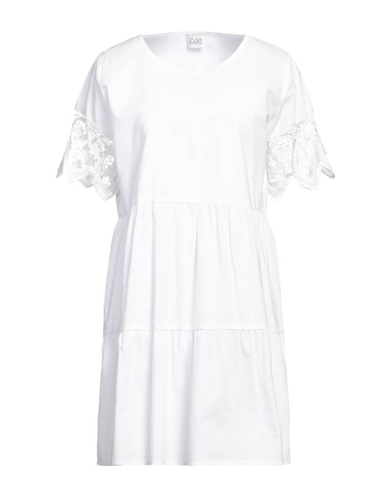 Z.O.E. ZONE OF EMBROIDERED Mini-kleid Damen Weiß von Z.O.E. ZONE OF EMBROIDERED