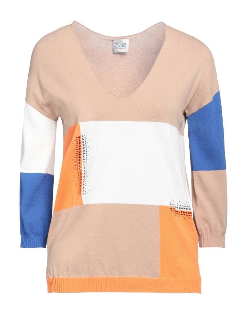 Z.O.E. ZONE OF EMBROIDERED Pullover Damen Sand von Z.O.E. ZONE OF EMBROIDERED