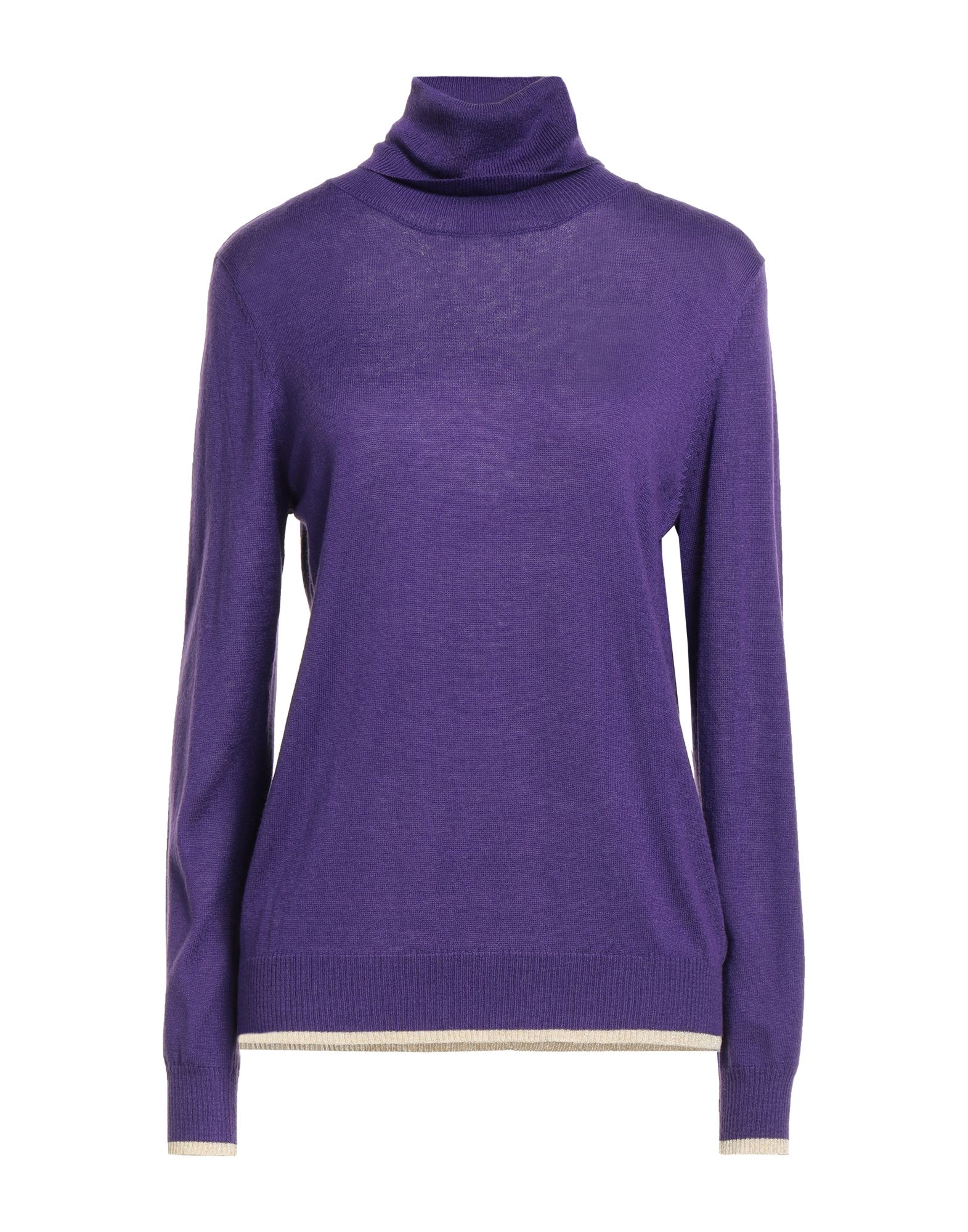 Z.O.E. ZONE OF EMBROIDERED Rollkragenpullover Damen Violett Z.O.E. ZONE OF EMBROIDERED Rollkragenpullover Damen Violett von Z.O.E. ZONE OF EMBROIDERED