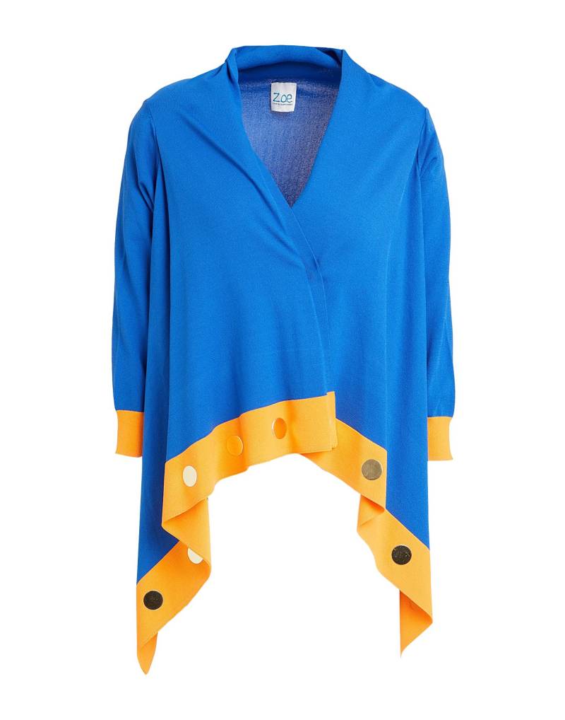 Z.O.E. ZONE OF EMBROIDERED Strickjacke Damen Blau von Z.O.E. ZONE OF EMBROIDERED