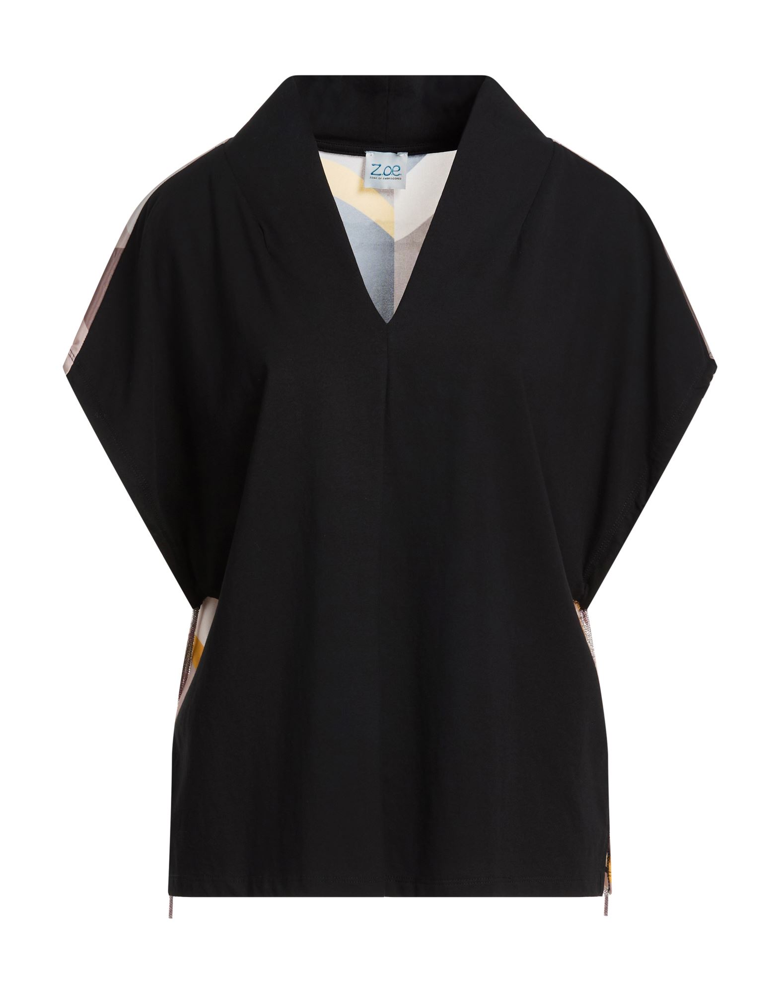 Z.O.E. ZONE OF EMBROIDERED T-shirts Damen Schwarz von Z.O.E. ZONE OF EMBROIDERED