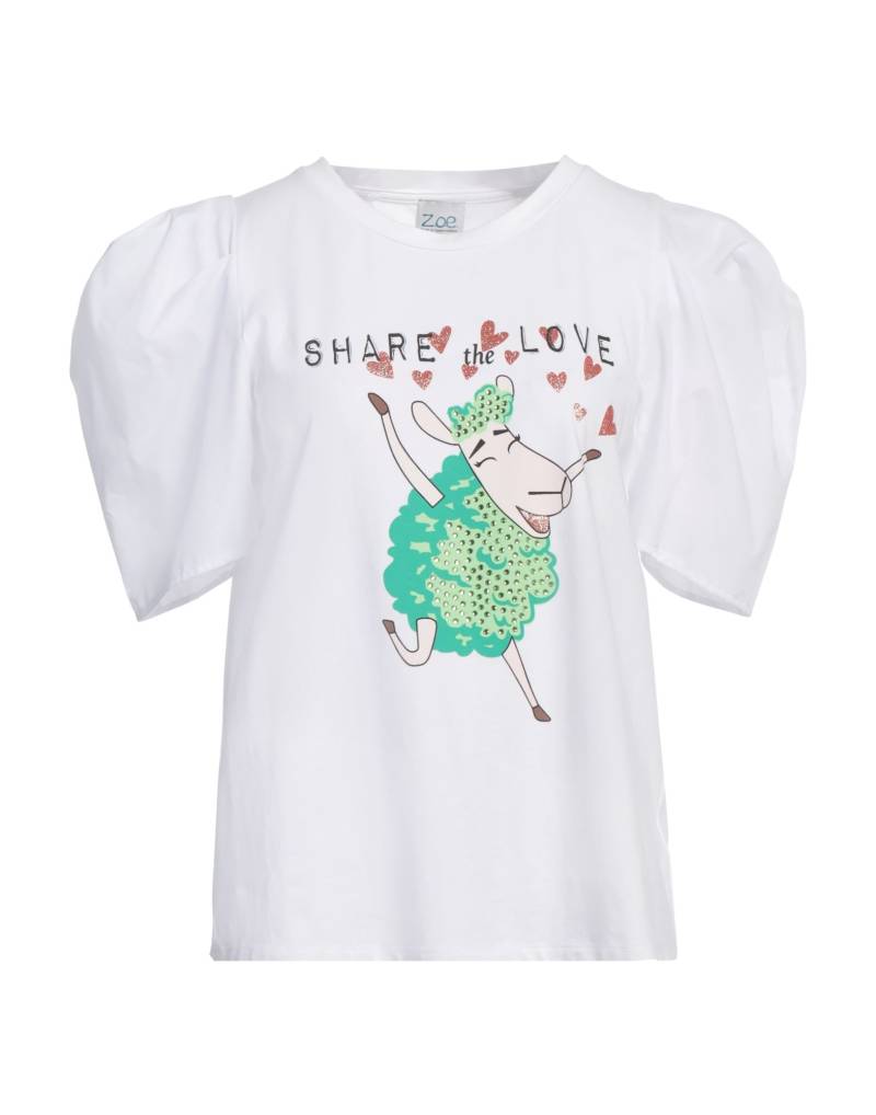 Z.O.E. ZONE OF EMBROIDERED T-shirts Damen Weiß von Z.O.E. ZONE OF EMBROIDERED