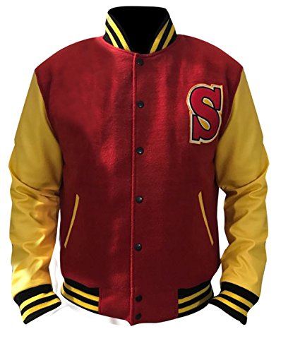 EU Fashions Crows Smallville Clark Kent Varsity Letterman Jacke Gr. M, Mehrfarbig – Wolle mit Kunstärmeln von ZA-Fashed