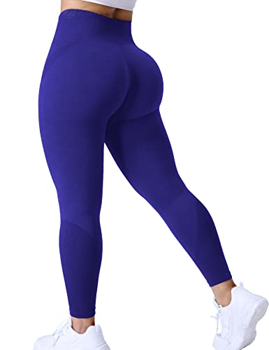 ZAAYO Damen Sport Ozone Leggings Gym Fitness Seamless Kniebeugensichere Yogahose Mit Hoher Taille Navy Blau S ZAAYO Damen Sport Ozone Leggings Gym Fitness Seamless Kniebeugensichere Yogahose Mit Hoher Taille Navy Blau S von ZAAYO