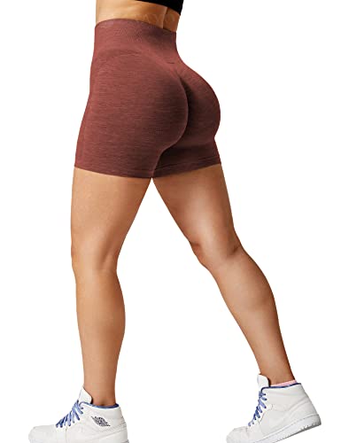 ZAAYO Sports Shorts F¨¹r Damen Scrunch Butt Push Up Booty Nahtlos Yoga Fitness Gym Shorts von ZAAYO