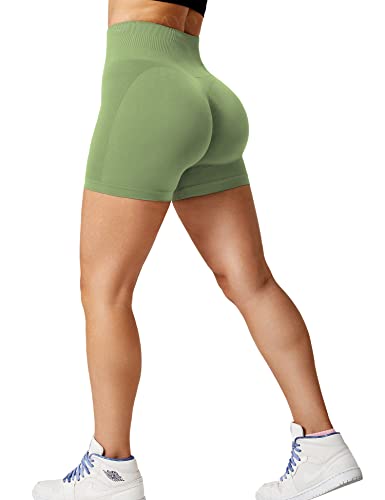 ZAAYO Sports Shorts Für Damen Scrunch Butt Push Up Booty Nahtlos Yoga Fitness Gym Shorts von ZAAYO