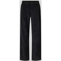 ZABAIONE Flared Fit Stoffhose in Cord-Optik Modell 'Magdalene' in Black, Größe XXL von ZABAIONE
