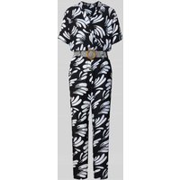 ZABAIONE Jumpsuit mit V-Ausschnitt in Black, Größe M von ZABAIONE