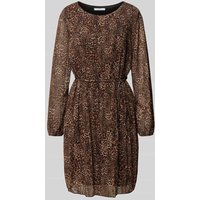 ZABAIONE Knielanges Kleid mit Bindegürtel Modell 'SI44SSA' in Beige, Größe XXL von ZABAIONE