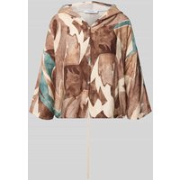 ZABAIONE Relaxed Fit Bluse mit Kapuze Modell 'Da44nielaa' in Mittelbraun, Größe XXL von ZABAIONE