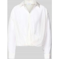 ZABAIONE Relaxed Fit Bluse mit Knopfleiste Modell 'Ma44raa' in Weiss, Größe XXL von ZABAIONE