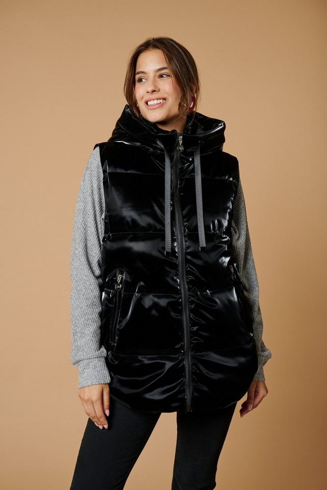 ZABAIONE Steppweste Vest Gl44ossy mit Glanz-Effekt von ZABAIONE