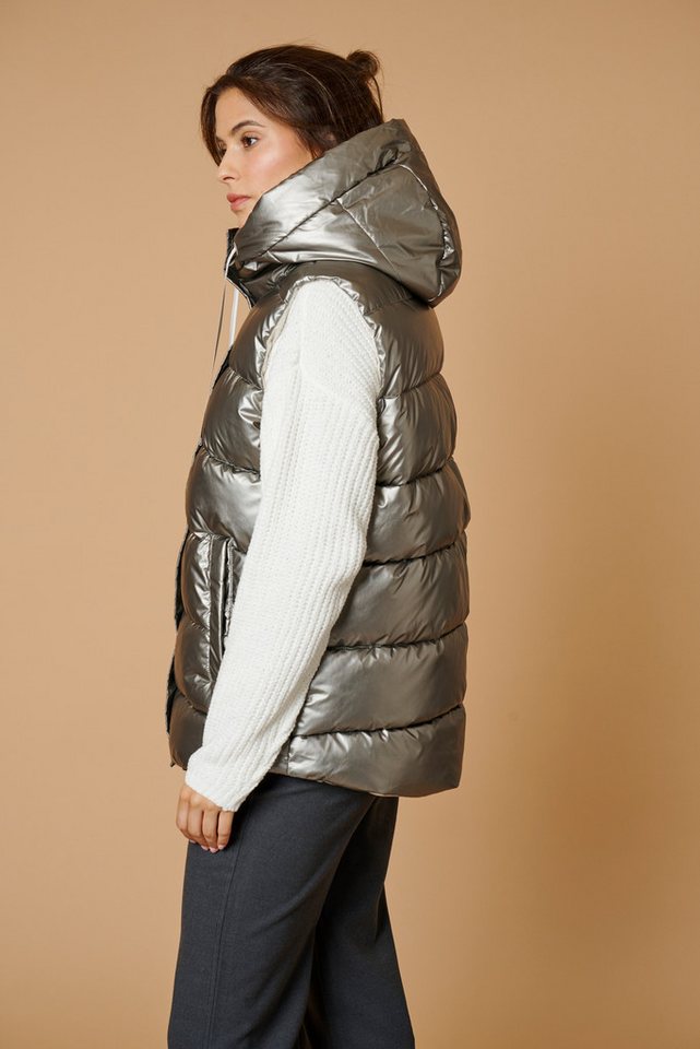 ZABAIONE Steppweste Vest Tr44ista im Glanz-Look von ZABAIONE