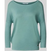 ZABAIONE Strickpullover mit U-Boot-Ausschnitt in Mint, Größe XL von ZABAIONE