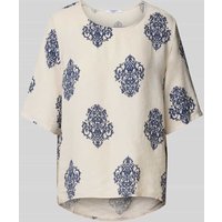 ZABAIONE T-Shirt mit Rundhalsausschnitt Modell 'Ka44iraa' in Beige, Größe S von ZABAIONE