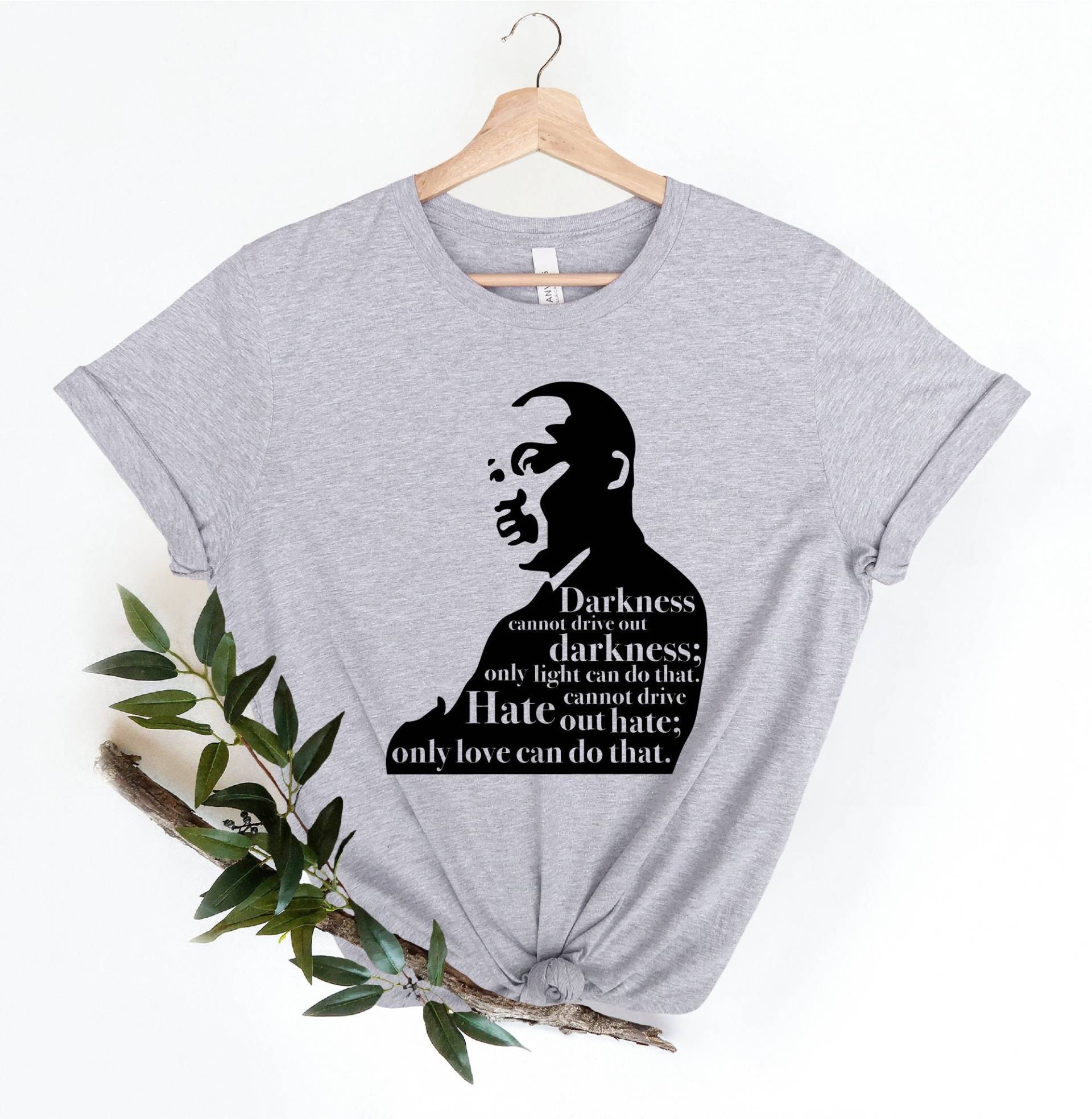 Mlk Shirt, Zitat, Dr. Martinluther King Jr., Schwarzes Geschichtsshirt Für Frauen, Schwarze Leben Matter, Power T-Shirt, Ungerechtigkeit von ZACustomApparel