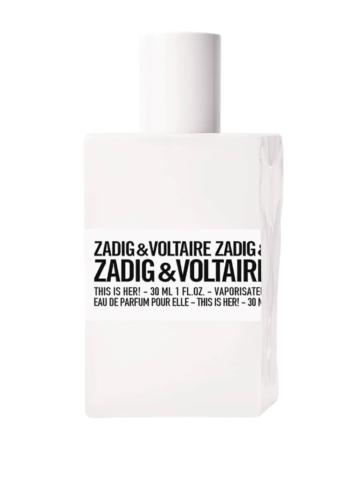 Zadig & Voltaire Fragrances This Is Her! Eau de Parfum 30 ml von ZADIG & VOLTAIRE Fragrances