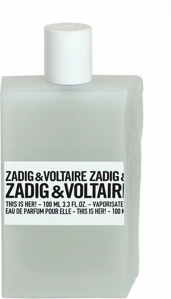 ZADIG & VOLTAIRE Eau de Parfum This Is Her, Glasflakon, Parfüm EDP, Damenduft von ZADIG & VOLTAIRE