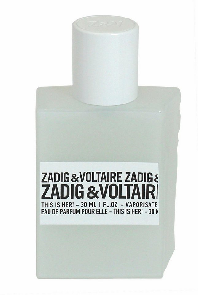 ZADIG & VOLTAIRE Eau de Parfum This Is Her, Glasflakon, Parfüm EDP, Damenduft von ZADIG & VOLTAIRE