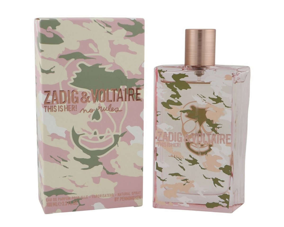 ZADIG & VOLTAIRE Eau de Parfum Zadig & Voltaire This Is Her! No Rules Eau de Parfum Spray 100 ml von ZADIG & VOLTAIRE