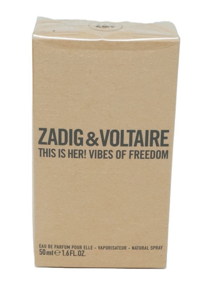 ZADIG & VOLTAIRE Eau de Parfum Zadig & Voltaire This is Her! Vibes of Freedom Eau de Parfum 50ml ZADIG & VOLTAIRE Eau de Parfum Zadig & Voltaire This is Her! Vibes of Freedom Eau de Parfum 50ml von ZADIG & VOLTAIRE