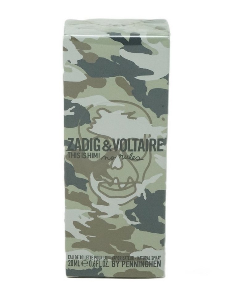 ZADIG & VOLTAIRE Handseife Zadig & Voltaire This is Him! No Rules Eau de Toilette Spray 20 ml ZADIG & VOLTAIRE Handseife Zadig & Voltaire This is Him! No Rules Eau de Toilette Spray 20 ml von ZADIG & VOLTAIRE