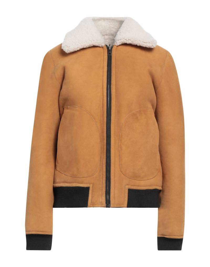 ZADIG&VOLTAIRE Shearling- & Kunstfell Damen Kamel von ZADIG&VOLTAIRE